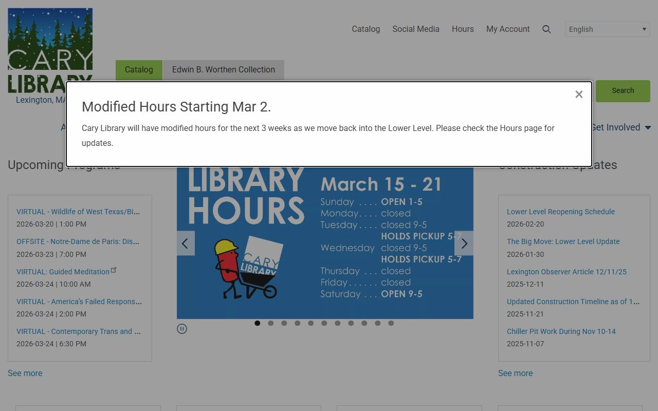 Cary Regional Library for obituary and death records genealogy research