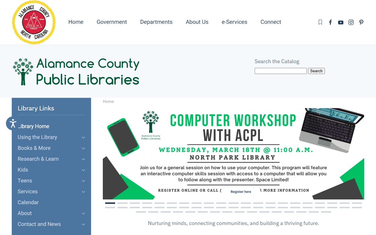 Alamance County Public Library resources for obituary and death records research