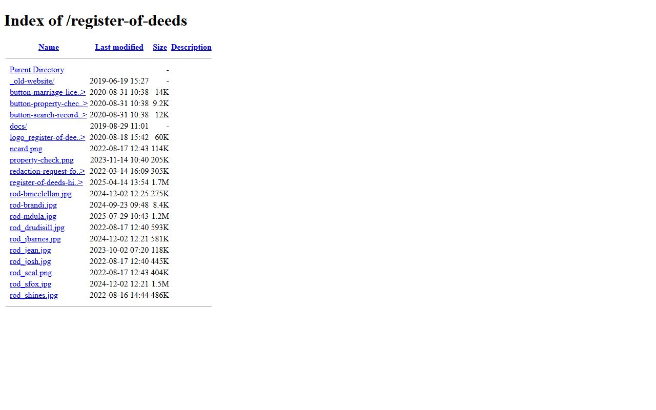 Alexander County Register of Deeds website for obituary and death record requests