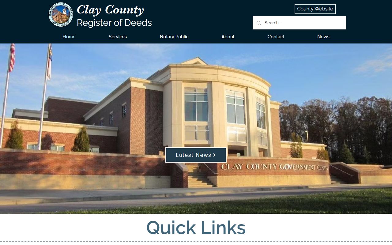 Clay County Register of Deeds website for obituary and death record access in Hayesville NC