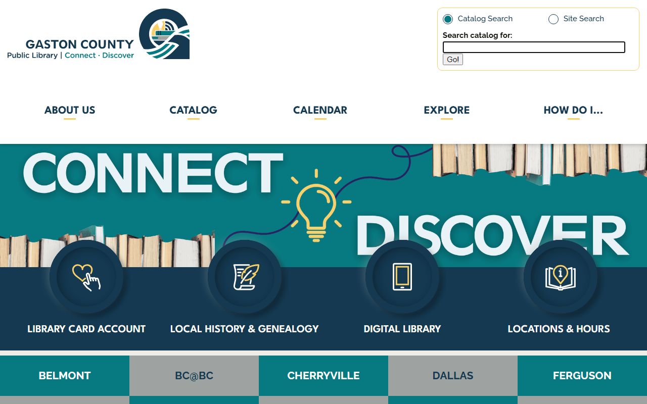 Gaston County Public Library resources for obituary and death records research