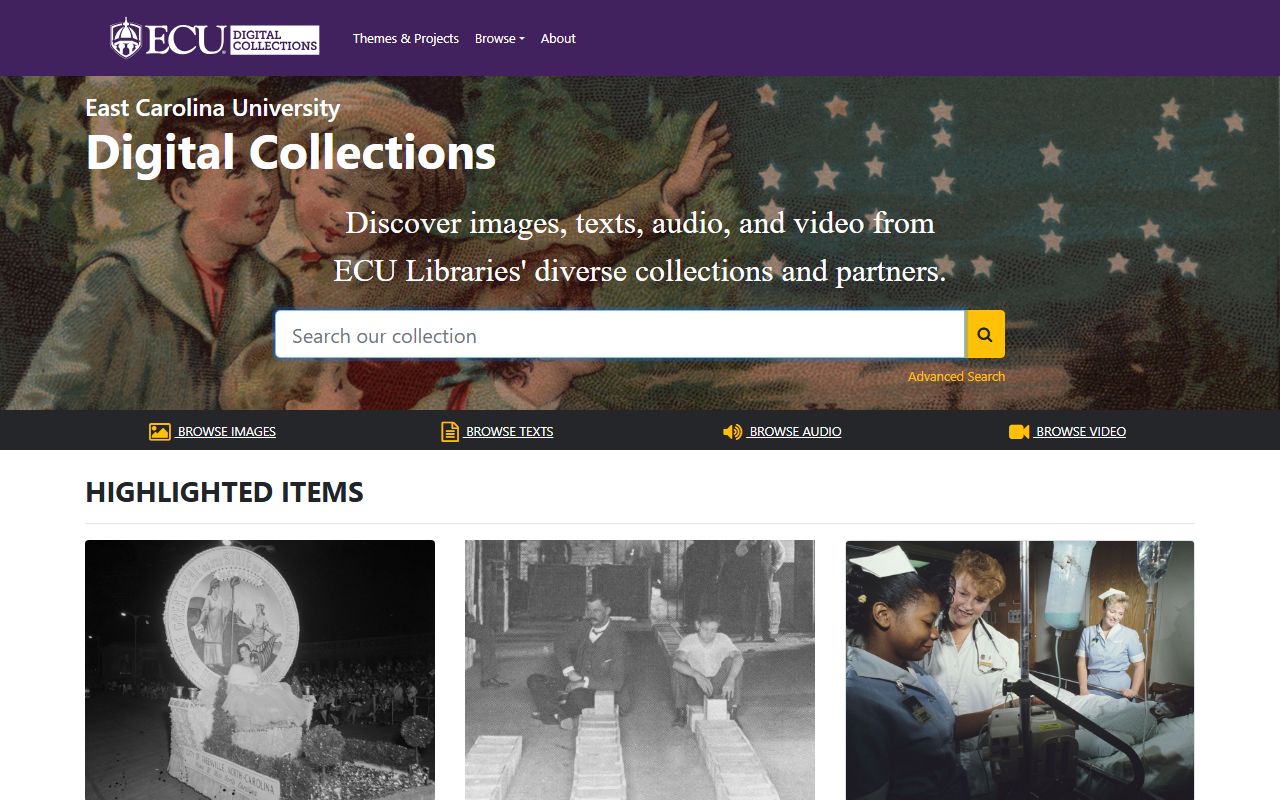 ECU Digital Library resources for Greene County obituary and death records research