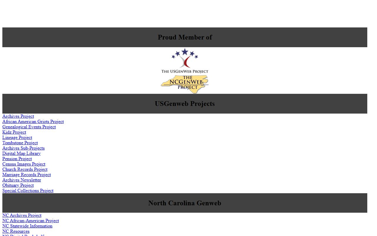 NCGenWeb Pitt County page for obituary and death records